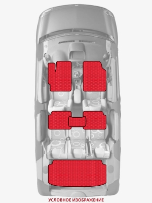 ЭВА коврики «Queen Lux» комплект для Datsun Truck